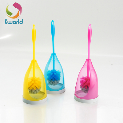 Kworld Wholesale Water Drop-shaped Plastic Toilet Brush Set 8307